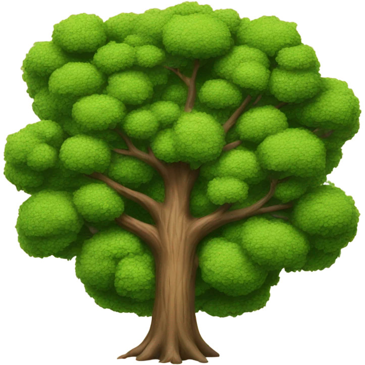 tree with big ro emoji