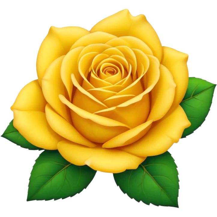 Yellow rose emoji