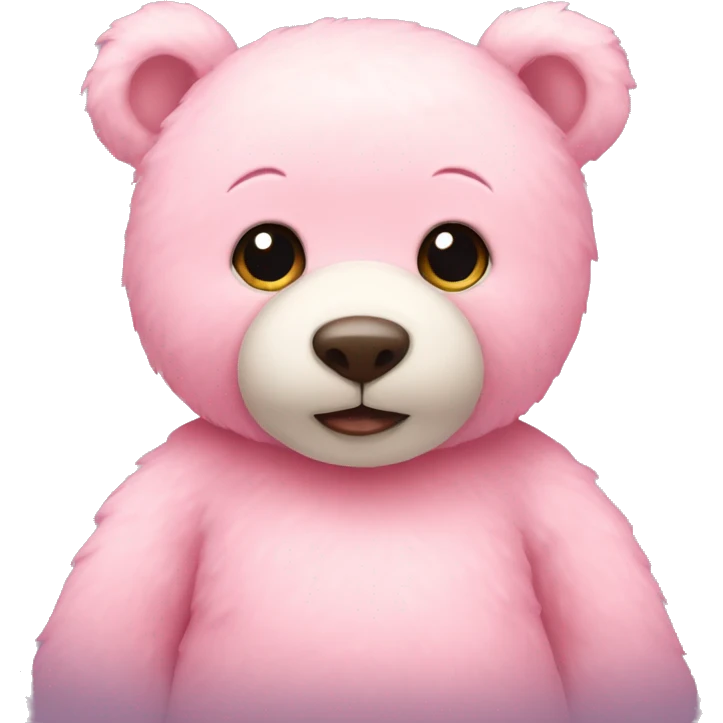pastel pink teddy bear emoji | AI Emoji Generator