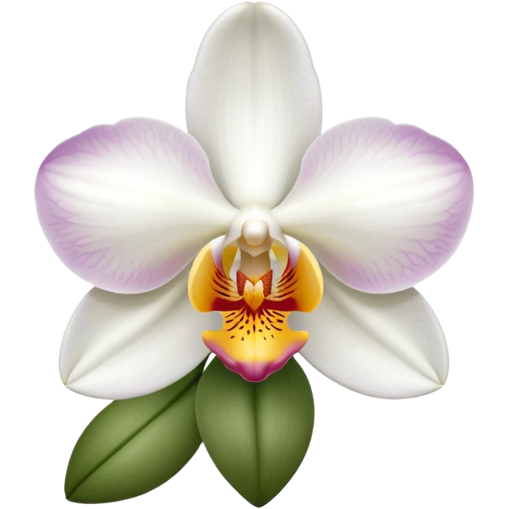 orchid blossom emoji