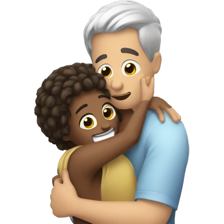 Hug shhh emoji