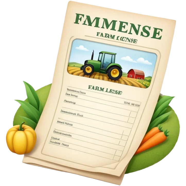 farm licence emoji