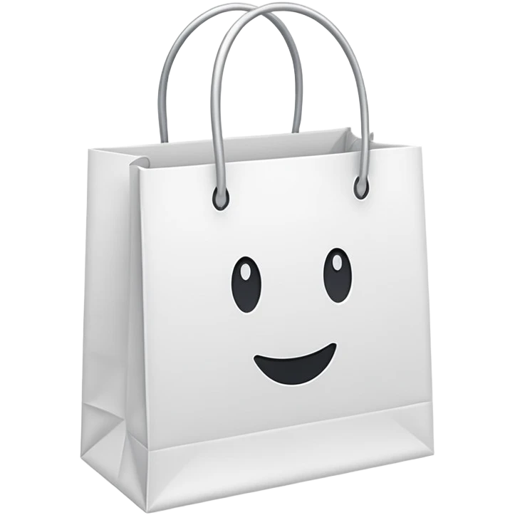 Bolsa de compras asthetic emoji