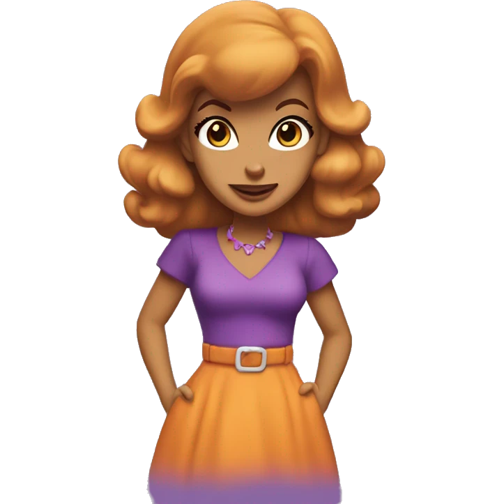 Daphne Blake from Scooby-Doo. emoji