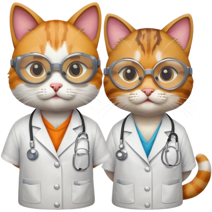 Chemist cats emoji