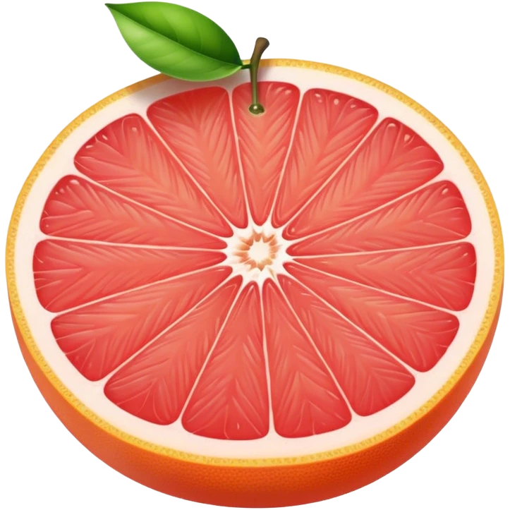 pastel grapefruit emoji