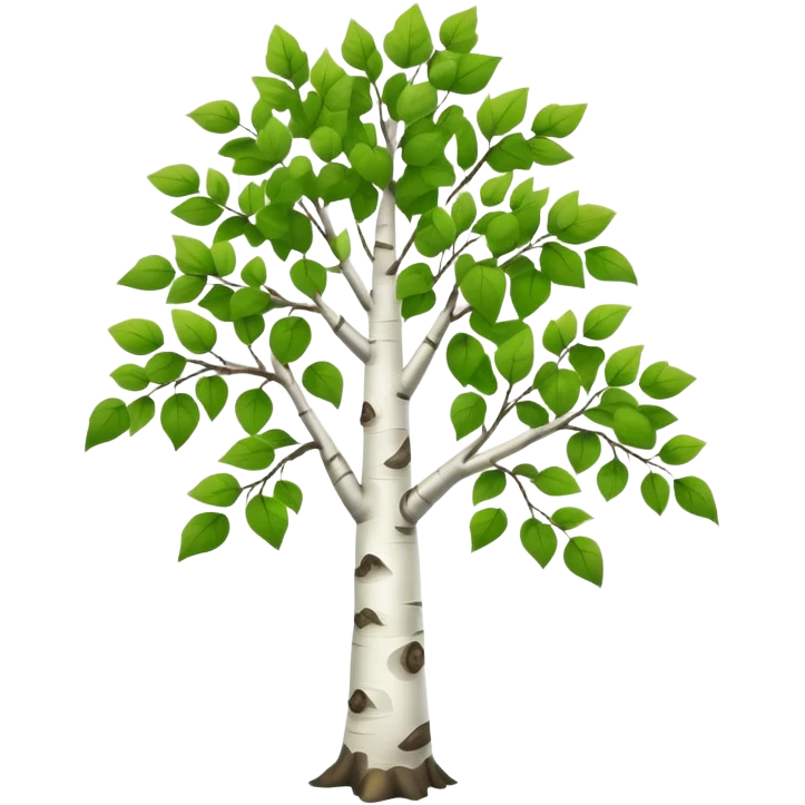 Birch tree emoji