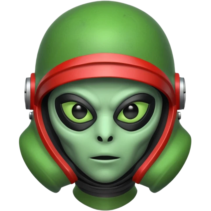 the masked alien emoji