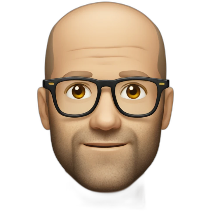 jason statham with glasses emoji