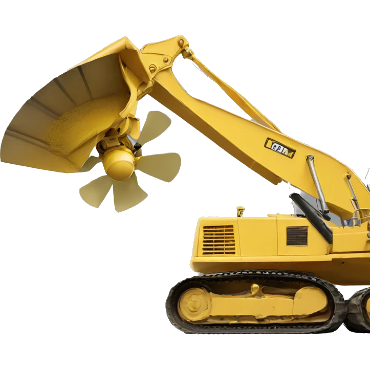 Dozer and ceiling fan emoji