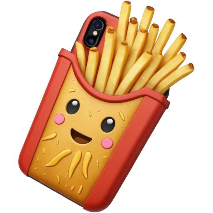 чехол для Iphone картопля фрі emoji