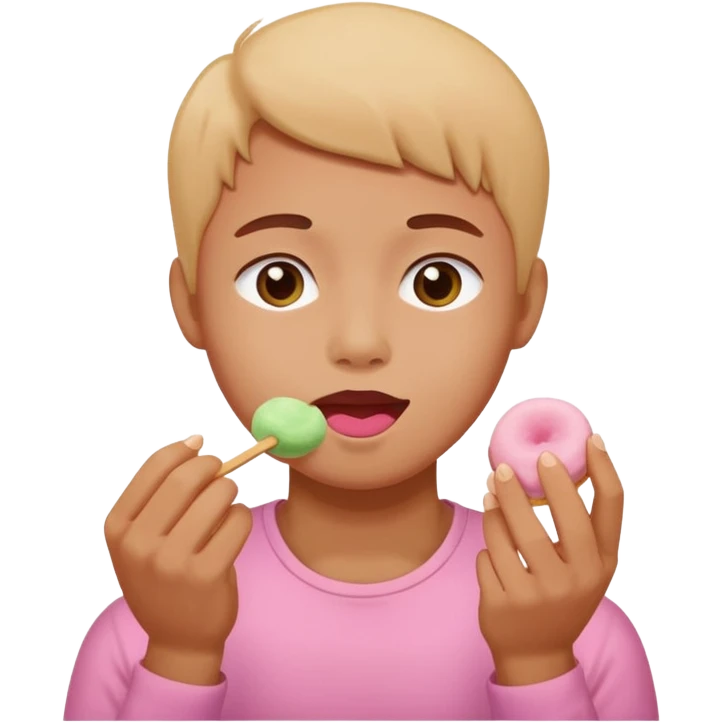 eating mochi emoji