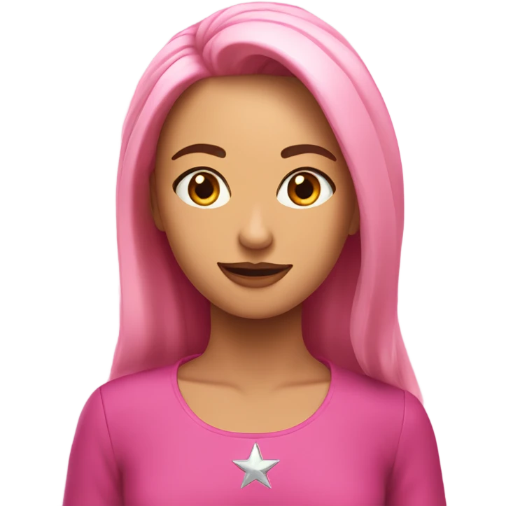 estrellas rosa emoji