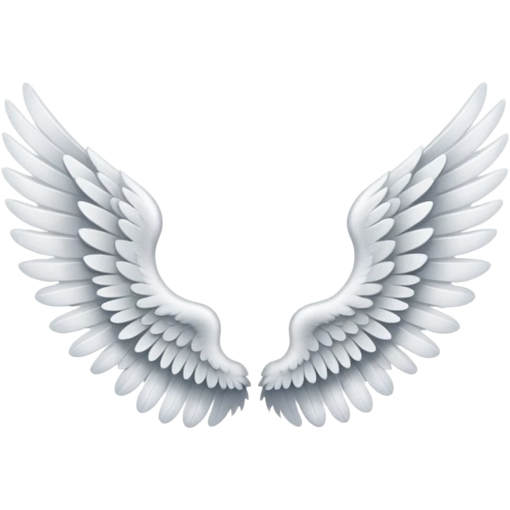 Angel wing emoji