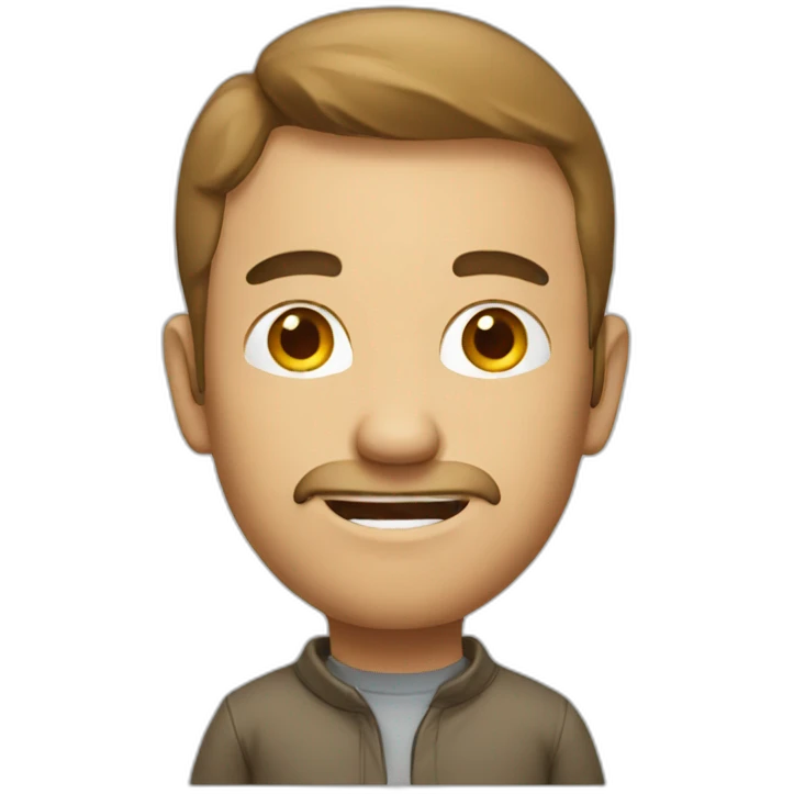man finding the secret emoji