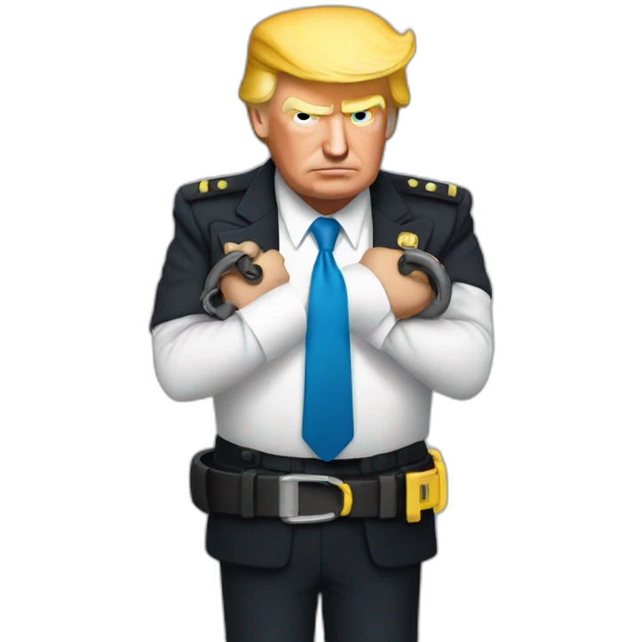 trump-in-handcuffs emoji