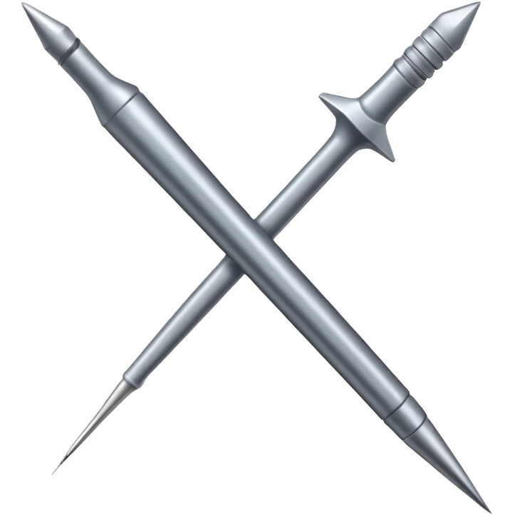 gray needle emoji