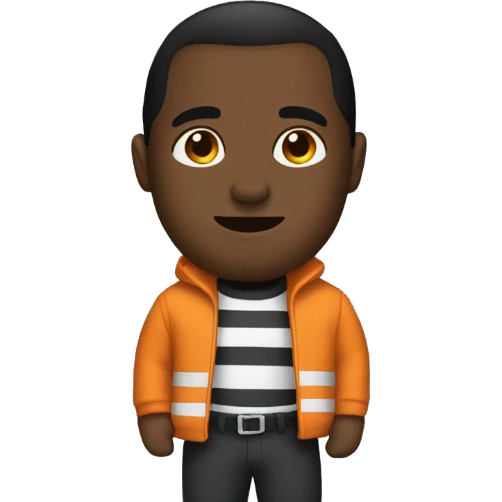 diddy in a jail suit emoji