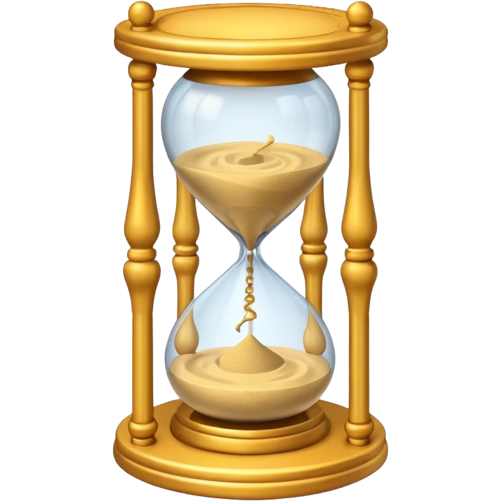 sand clock 3d emoji