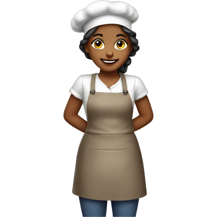 Baker girl thank you emoji
