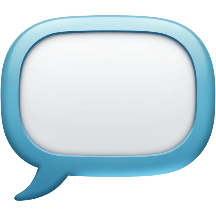 Speech bubble emoji