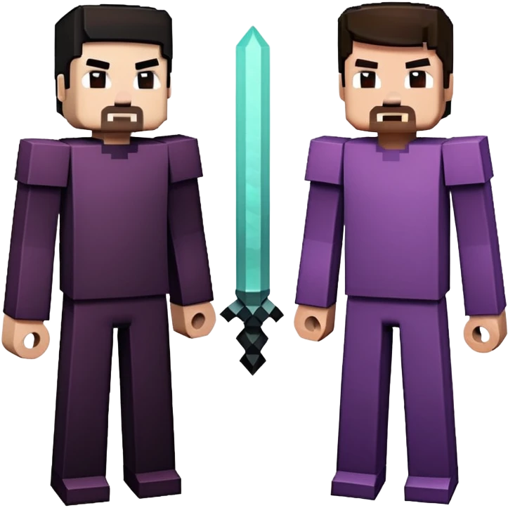 minecraft, Enderman,Herobrine emoji