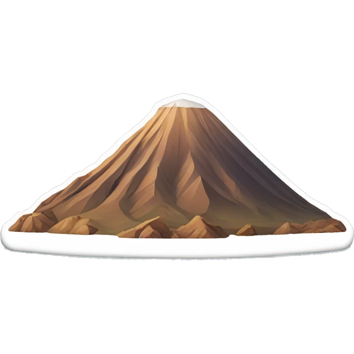 Teide mountain  emoji