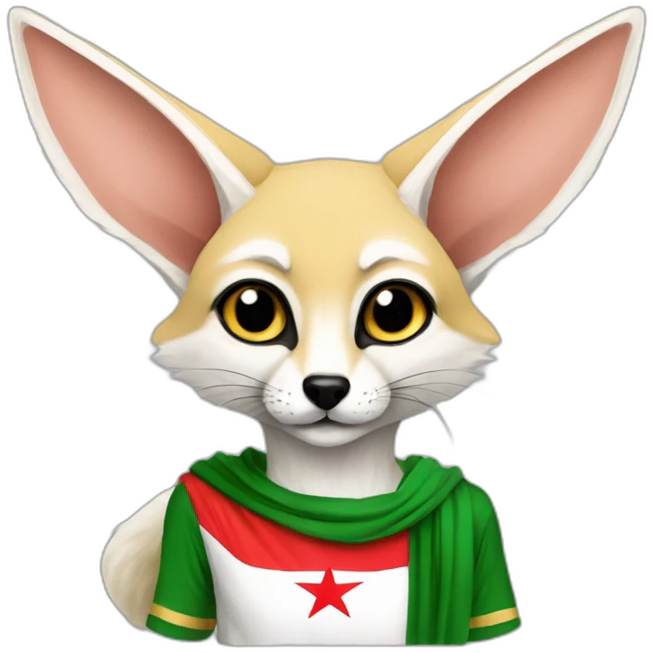Fennec supporter Algérie emoji