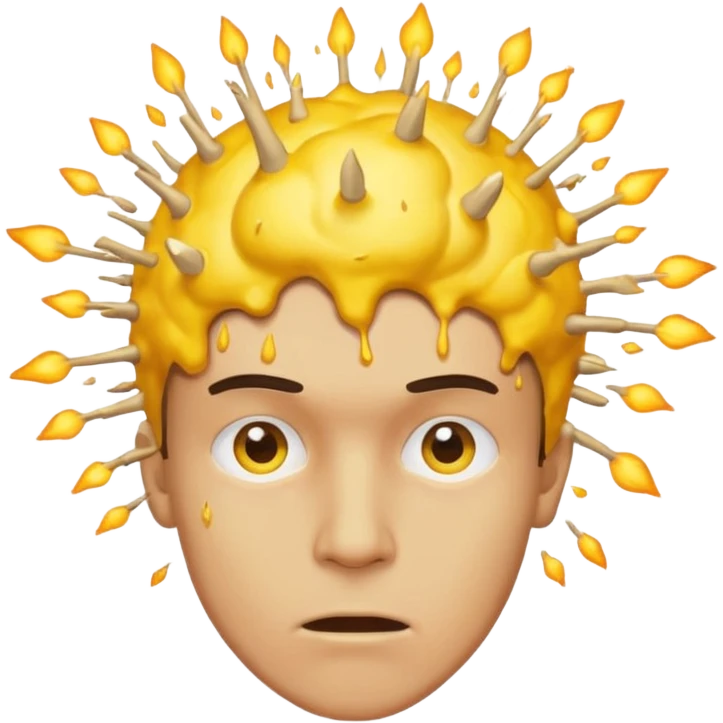 yellow exploiding head normal man mind blown emoji