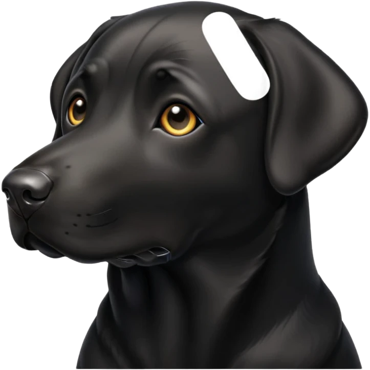Black Labrador emoji