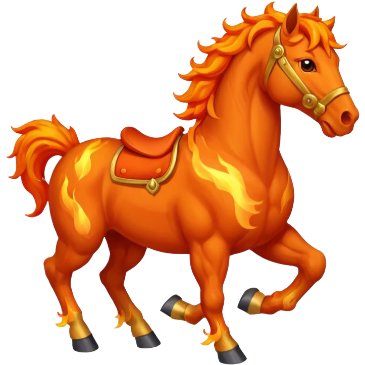 Fire horse emoji