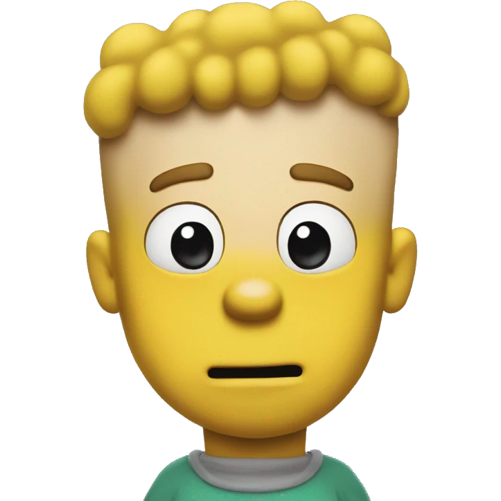 Charlie Brown bart simpson emoji