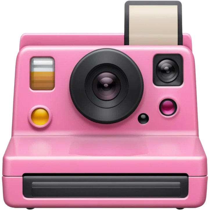 pink polaroid photo emoji