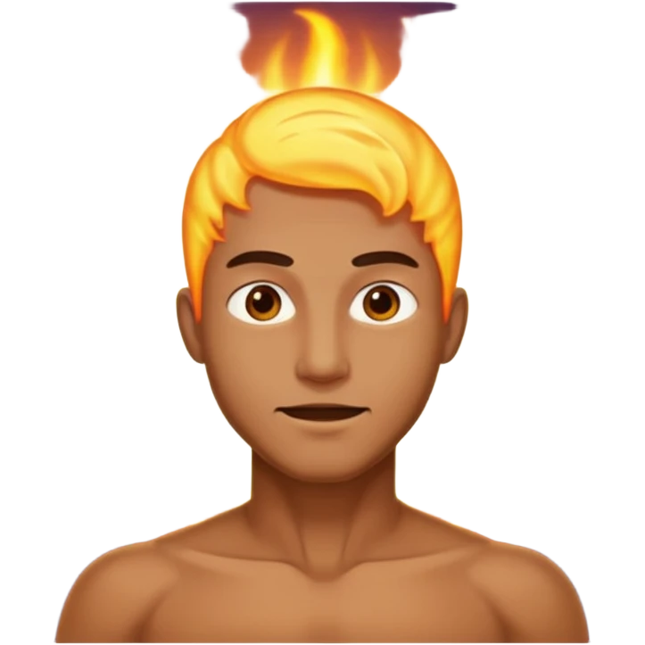 A man with Aura emoji