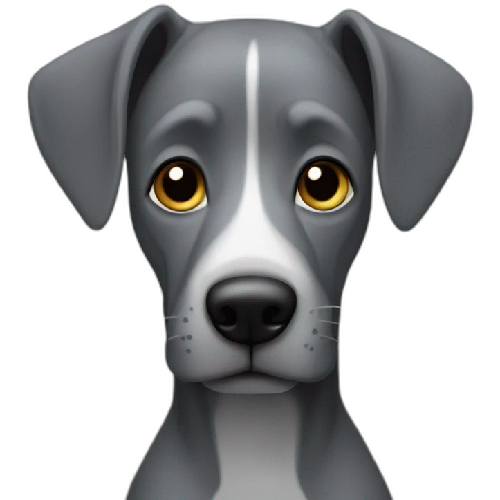 Grey DOBBERMAN emoji