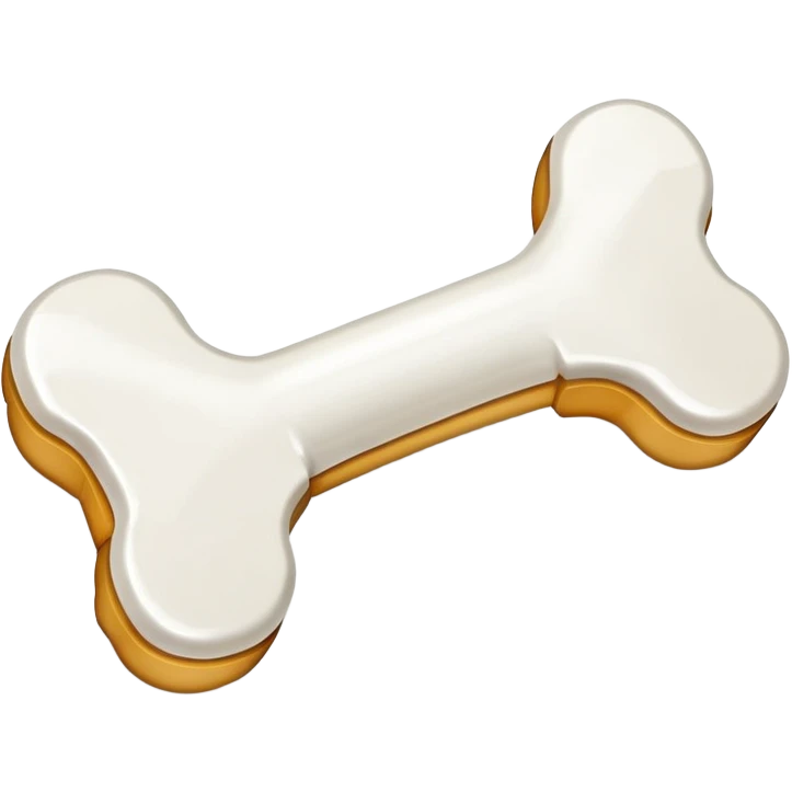 squeaking dog bone emoji