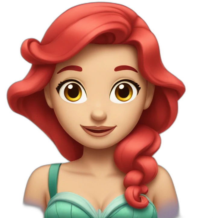 ariel disney emoji