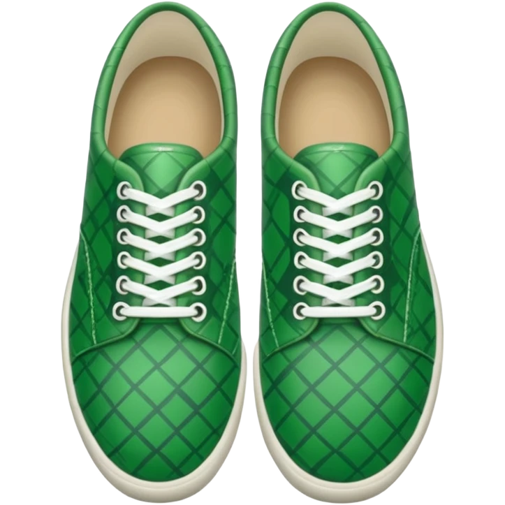 green patterned shoes  emoji