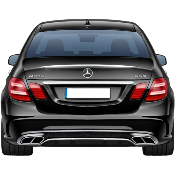 Mercedes e63s w212 black back emoji