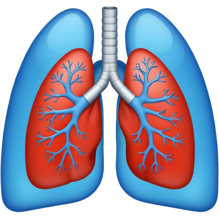 Lung disease blue emoji  emoji