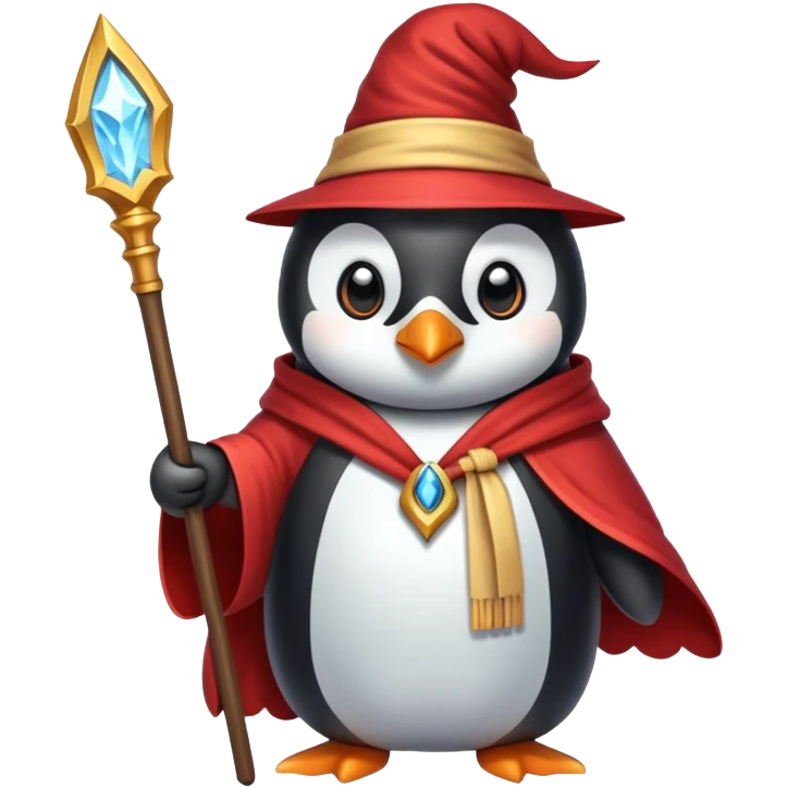 penguin wizard emoji