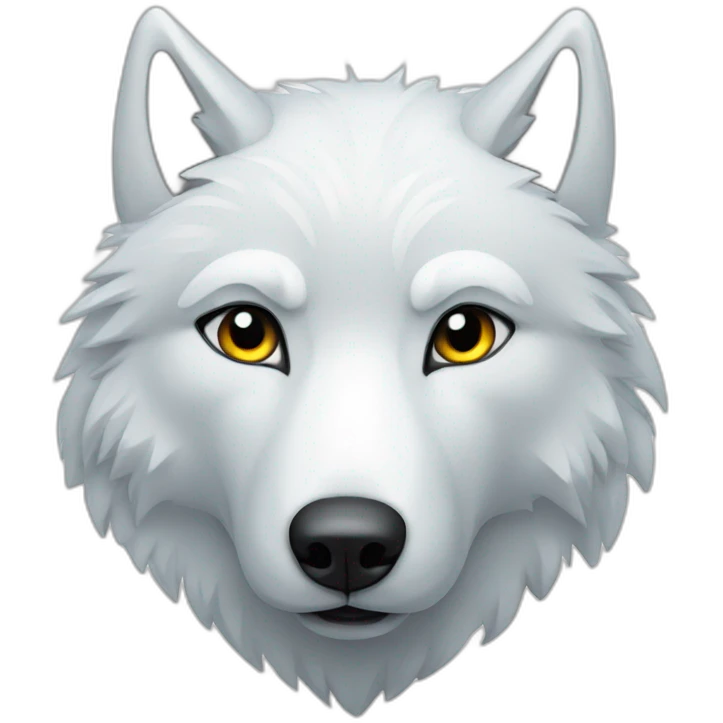 Artic wolf emoji