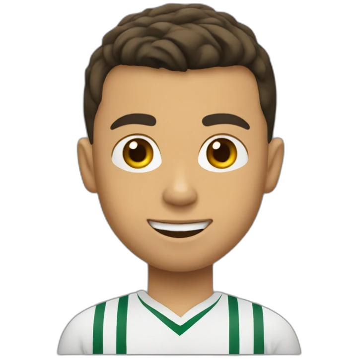 Ronaldo à l école emoji