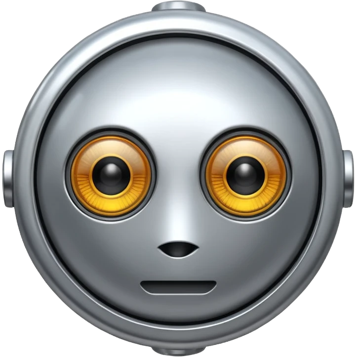 round one eye robot emoji