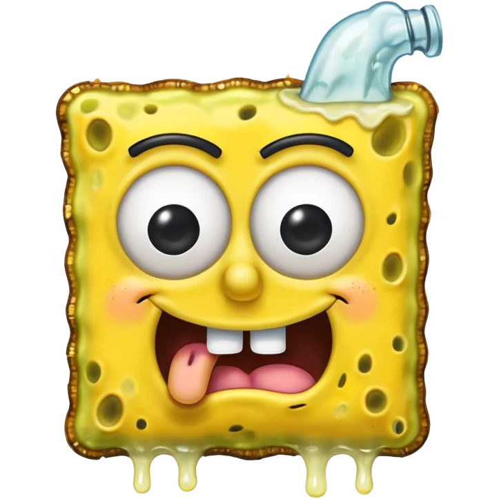 Puking SpongeBob  emoji