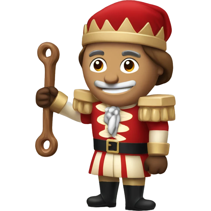 A nut cracker emoji