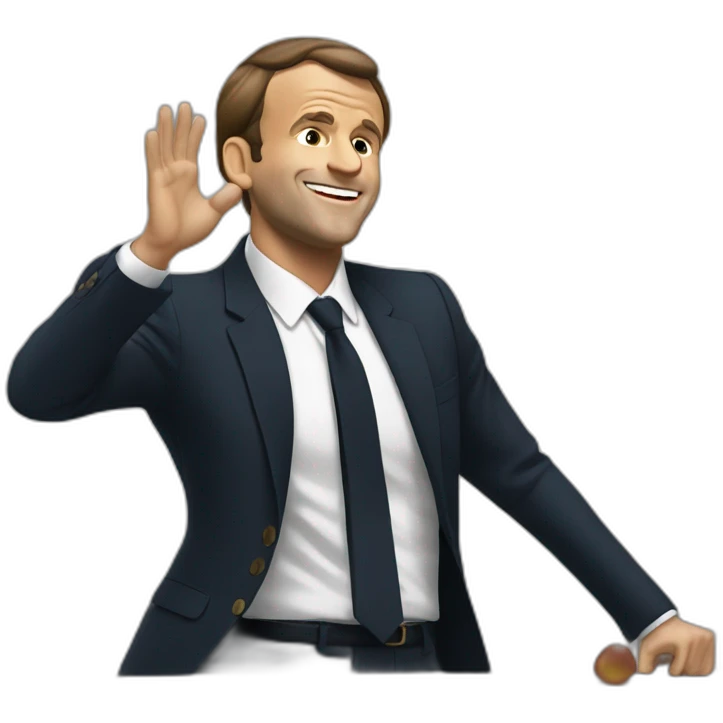 macron qui dab emoji