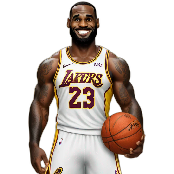 Lebron james as cheerleader emoji
