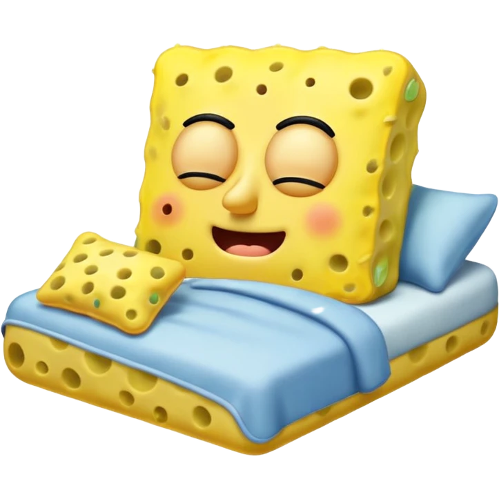 sleeping spongebob emoji