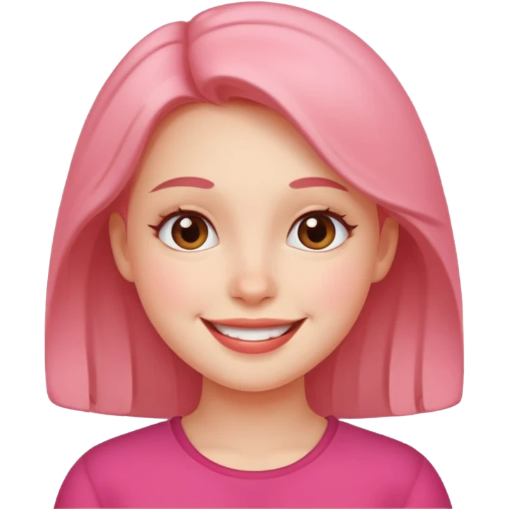 girl cute like me emoji